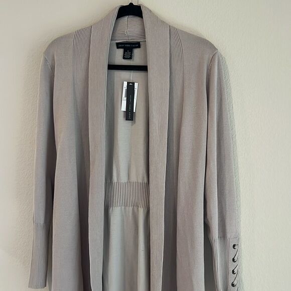 New Joan Vass Cardigan Sweater Duster - Picture 2 of 7